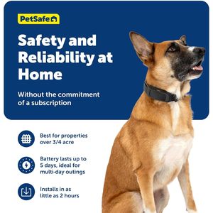 ปลอกคอสุนัข PetSafe Guardian GPS สีดำ แบบชาร์จไฟได้ ไร้สาย สำหรับสุนัขพันธุ์กลาง ครอบคลุมพื้นที่ 3/4 เอเคอร์ - Product Image 4