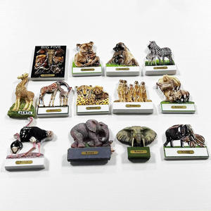 Set de Imanes de Resina con Diseño de Animales del Gran Cimarrón de Kenia, Recuerdo de la Vida Silvestre Africana y Decoración para el Hogar - Product Image 4