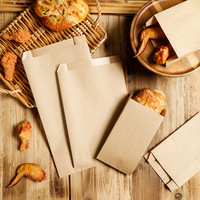 Sacs en papier kraft résistants à la graisse avec doublure en aluminium pour brochettes de barbecue, collations et plats à emporter