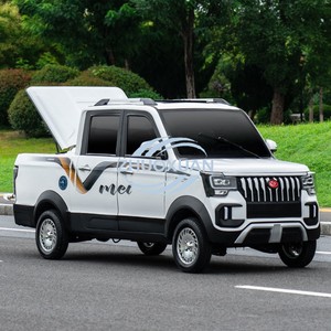 Dual Row Hybrid Electric Mini Truck 150km Range with Fully Enclosed Cargo <b>Bed</b> - Product Image 3