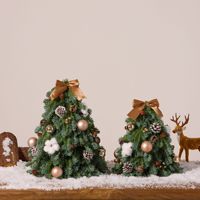 Nouvel ensemble de mini-ornements pour sapin de Noël, branche de pin artificielle en PE à simuler, cadeau de Noël DIY, arbre du Nouvel An