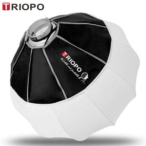 TRIOPO KQ55 55cm / 22inch Lantern Style Foldable Softbox Lighting <strong>Modifiers</strong> Round Shape Spherical Soft Box Light Accessories - Product Image 2