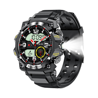 Reloj Inteligente Deportivo Clásico PG222 con Linterna, Monitor de Sueño, Resistente al Agua IP68, Nuevo Modelo 2025