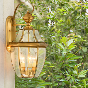 Applique murale extérieure en laiton massif, étanche IP65, style <span class=keywords><strong>continental</strong></span> - Décoration haut de gamme pour villa et jardin - Product Image 6