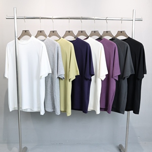 Premium Custom 220G Eco-Friendly Recycled Fiber Paneled <b>Stretch</b> Short Sleeve T-Shirt for <b>Men</b> Lightweight Comfortable Minimalist - Product Image 2
