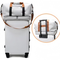 Sac de sport de luxe réutilisable pour la gym personnalisé pliable et durable avec poche de voyage humide doublure en polyester sac fourre-tout à bandoulière pour le sport