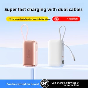 Banco de Energía de Gran Capacidad de 22.5W y 50000mAh, Cargador Portátil Rápido PD20W, Batería <span class=keywords><strong>Externa</strong></span> para Xiaomi, Samsung, <span class=keywords><strong>iPhone</strong></span> - Product Image 3