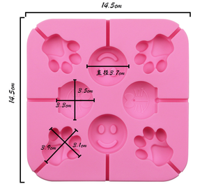 Yongli Smile Crow Linda forma moldes de silicona para Chocolate silicona DIY molde piruleta moldes suave Flexible herramienta de cocina - Product Image 6