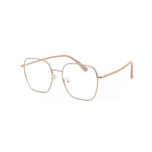 New Simple Super Big square Metal <strong>Frame</strong> Women's Retro Anti-blue Light Blocking Glasses Optical Computer Glasses <strong>Frame</strong> - Product Image 1