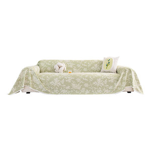 Funda de Sofá de Seda Helada, Fresca y Elegante, Diseño de Verano, Impresionante Toalla de Sofá de Tamaño Completo, Antideslizante, Resistente a Arañazos de Gatos, Transpirable - Product Image 1