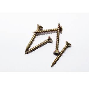 Tornillos de cabeza hueca estándar ISO/ANSI de alta calidad con tamaño de rosca M3.5 Chapado en zinc para cabeza plana de acero al carbono de madera en Vietnam - Product Image 1