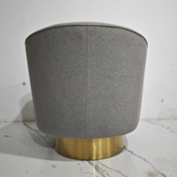 Fauteuil de salon moderne en velours et tissu bouclé pour hôtel de luxe nordique, villa, ou projet d'aménagement – Fauteuil d'appoint