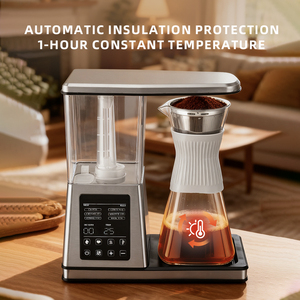 เครื่องชงกาแฟอัจฉริยะขนาด 1.2 ลิตร กำลังไฟ 1500 วัตต์ พร้อมหน้าจอ LED  เครื่องชงกาแฟแบบหยดอเนกประสงค์ - Product Image 1