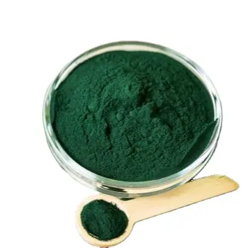 Chất lượng cao cơ bản bột phycocyanin chất lượng hữu cơ Spirulina màu xanh lá cây bột bán buôn