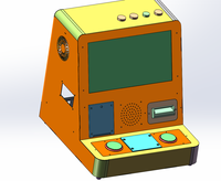 Máquina de Juegos Arcade Mini de Escritorio, 18 Programas de Juegos Diversos, Máquina Metálica que Funciona con Monedas para Salón de Juegos, Puesto de Juegos y Sitio Recreativo