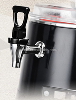 Machine à chocolat chaud électrique 5L, distributeur en acier inoxydable, plastique PC de qualité alimentaire, réfrigération automatique des boissons, 220V