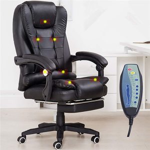 Silla de <span class=keywords><strong>Oficina</strong></span> Ejecutiva de Cuero con Respaldo Alto, Ajustable, Ergonómica, con Soporte Lumbar, Reposabrazos Acolchados y <span class=keywords><strong>Reposapiés</strong></span> <span class=keywords><strong>para</strong></span> <span class=keywords><strong>Oficina</strong></span> en Casa - Product Image 2