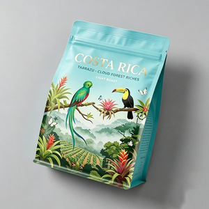 Bolsas de Embalaje de Plástico Laminado con Fondo Plano y Logotipo Personalizado para Cereales de <span class=keywords><strong>Avena</strong></span>, Alta Barrera, Acabado Mate, Grado Alimenticio - Product Image 4