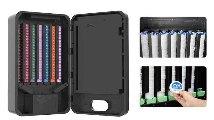 Large Capacity Stack Type Box Snus and Cig Pack Vending Machine with 32 ...