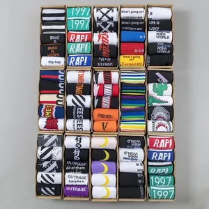 Chaussettes de sport en tricot pour hommes, tendance - Product Image 5