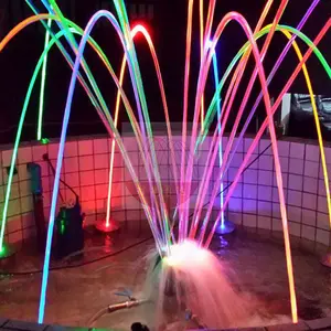 Trang trí cảnh quan đài phun nước nhảy laminar vòi phun máy bay phản lực nước với máy cắt điện