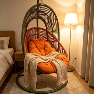 <span class=keywords><strong>Chaise</strong></span> suspendue en rotin moderne, idéale pour l'intérieur et l'extérieur, pour balcon, cour et jardin – Vente chaude directe usine - Product Image 4