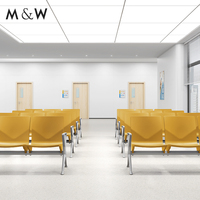 Chaises d'attente pour aéroport, hôpital, clinique, salle d'attente médicale, prix d'usine M&W, sièges en rangée, 2, 3, 4, 5 places