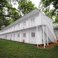 Maison en conteneur préfabriquée, design moderne de 20 pieds, solutions de logement temporaire pour cabine portable
