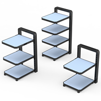 Comptoir de cuisine et armoire Organisation Pot de rangement Couvercle Rack de rangement Pot Rack Organisateurs Réglable