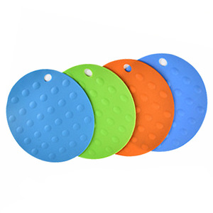 Posavasos redondos de silicona antideslizantes para la protección de bebidas en la mesa del hogar - Product Image 1