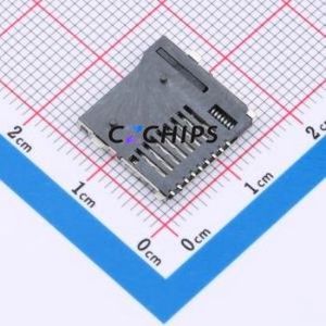 SH-TF-01A SD Card / Memory Card Connector SMD Connector Self-Return Type MicroSD Card (TF Card) Card Holder 2mm - Product Image 2