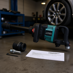 Clé à chocs pneumatique industrielle Db, 1 pouce, tige longue, outil pneumatique pour réparation de pneus avec douille de 38 mm et 41 mm - Product Image 2