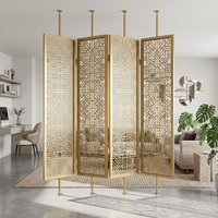 Panneau de séparation décoratif en acier inoxydable découpé au laser sur mesure OEM avec revêtement couleur PVD pour la décoration de la maison et des hôtels