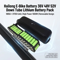 Batterie lithium haute performance 24v 36v 48v 72v pour vélos électriques, batterie Li-ion 10ah 12Ah 20ah 30ah 50Ah pour vélos électriques et scooters
