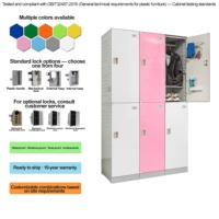 Armoire de rangement en plastique ABS, casier de rangement personnel, casier de sport, étanche