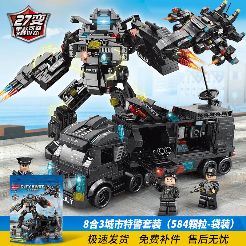 8-in-3 city swat bagged (584 อนุภาค - bagged) - คือ