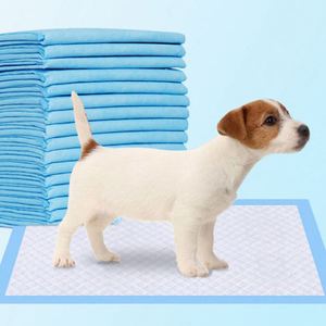 แผ่นรองซับฉี่สัตว์เลี้ยงแบบใช้แล้วทิ้ง สำหรับฝึกสุนัข ผลิตจากวัสดุ SAP ผ้าฝ้าย 100% ได้รับการรับรองมาตรฐาน CE ISO กันน้ำระดับ IP67 สำหรับสุนัข มีตัวอย่างให้ทดลองใช้ฟรี - Product Image 5