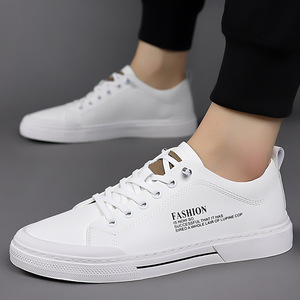 Chaussures décontractées d'été pour hommes en toile avec semelle extérieure en caoutchouc blanc et semelle intermédiaire en EVA - Product Image 2