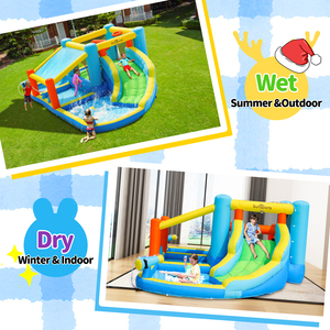 Tobogán inflable Sunsports para niños, Parque Acuático inflable grande para fiesta, casa de rebote inflable, tobogán hinchable con soplador - Product Image 4