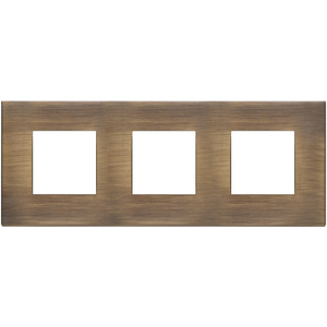 <b>Plate</b> 6M 2+2+2 Antique Bronze Wall <b>Switch</b> Cover 24x9.7x1.7cm - Product Image 1