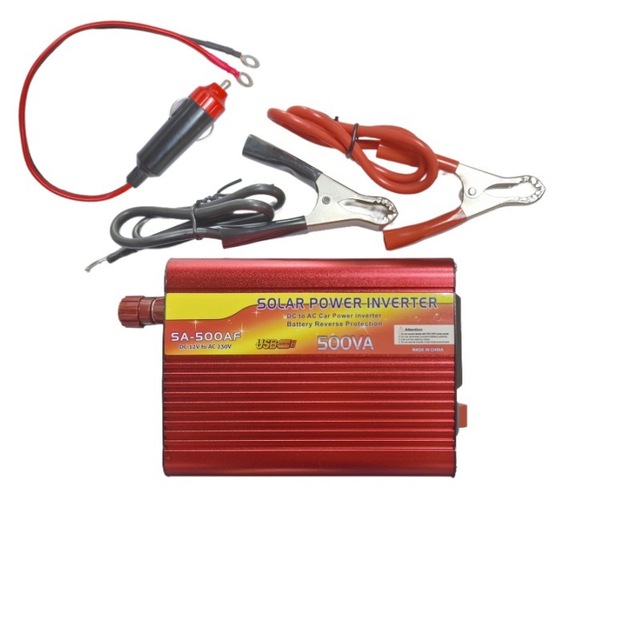 Euro 500W Car Inverter 12V to 220V Car Socket, Laptop Shaver Charging Inverter