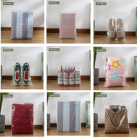 Emballage en plastique transparent d'entrepôt Bijou Ensemble Chaussures Sweats à capuche T-shirt Aliments recyclés Logo personnalisé imprimé PE Poly Sac à fermeture éclair