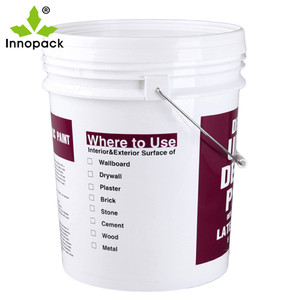ถังสีทรงกลม Innopack ขนาด 20 ลิตร สีดำ ผลิตจาก HDPE รีไซเคิล 100% ป้องกันรังสียูวี ได้รับการรับรองมาตรฐาน ISO9001/HACCP/PAHS - Product Image 1