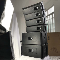 Haut-parleur de ligne de scène audio professionnel, caisson de basses passif avec coque métallique