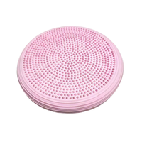 Coussin de massage gonflable en PVC pour l'équilibre, disque d'équilibre vert pour le fitness
