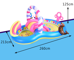 JOSEN Eco-Friendly Durable PVC Inflatable Swimming Pool for Kids-Lightweight & Portable Foldable Outdoor Pool - Product Image 3