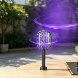 <span class=keywords><strong>Raquette</strong></span> anti-moustiques électrique rechargeable UV WLS-1203 OEM, haute tension, pour la maison et l'extérieur - Product Image 2