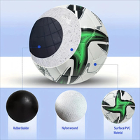Ballon de football thermocollé personnalisé avec logo 2026, haute qualité, en cuir PU texturé scellé Molten 5000, pour matchs en intérieur/extérieur