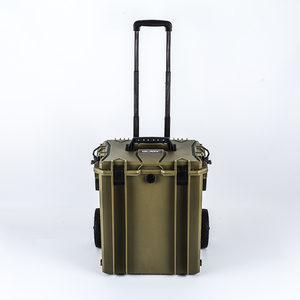 GLARY Boîte à outils en plastique dur avec roues roulantes Boîte à outils de voyage portable pour outils électriques Boîte de rangement <span class=keywords><strong>vide</strong></span> et robuste pour outils - Product Image 3