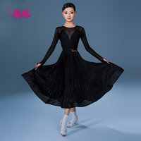 Robe de danse latine Venny pour filles, costume de performance avec strass pour compétition, spectacle de danse de salon